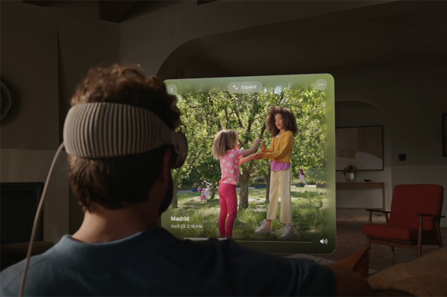 Apple Vision Pro购前体验改善：客户可观看自己拍摄的空间视频